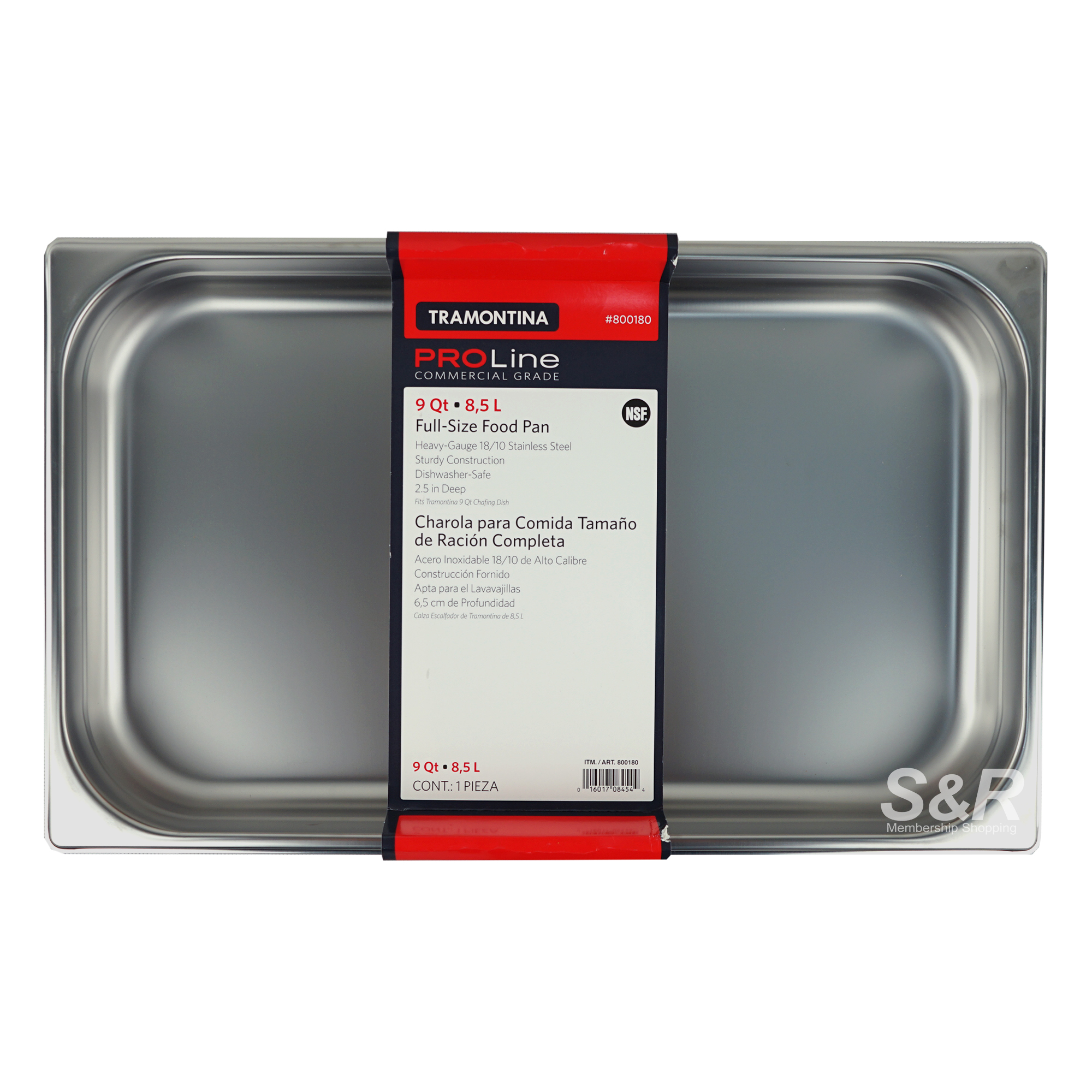 Tramontina Pro Line Commercial Grade Full-Size Food Pan 1pc Tramontina Pro Line Commercial Grade Full-Size Food Pan 1pc